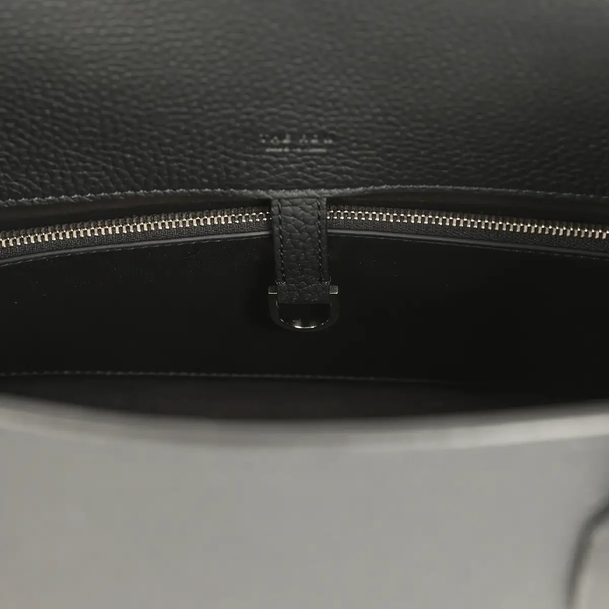 The Row The Row Soft Margaux Shoulder 12 Bag Black Calfskin Silver Hardware | Thumbnail 9 The Row The Row Soft Margaux Shoulder 12 Bag Black Calfskin Silver Hardware | Thumbnail 9