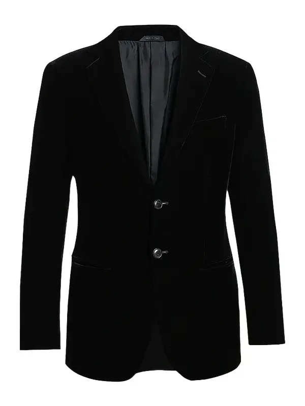 Giorgio Armani Men's Velvet Single-Breasted Velvet Dinner Jacket