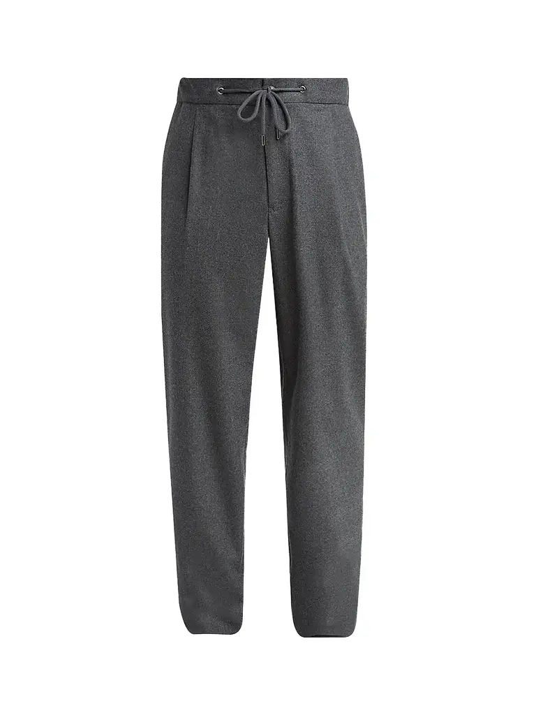 Giorgio Armani Men's Stretch Cashmere Pants - Raven | Image 1 Giorgio Armani Men's Stretch Cashmere Pants - Raven | Image 1