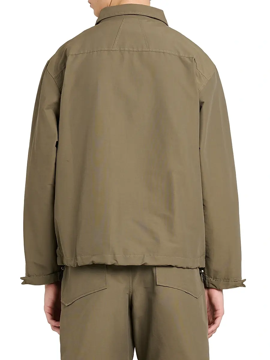 Rhude Men's Logo Cotton-Nylon Ripstop Coach's Jacket | Thumbnail 5 Rhude Men's Logo Cotton-Nylon Ripstop Coach's Jacket | Thumbnail 5