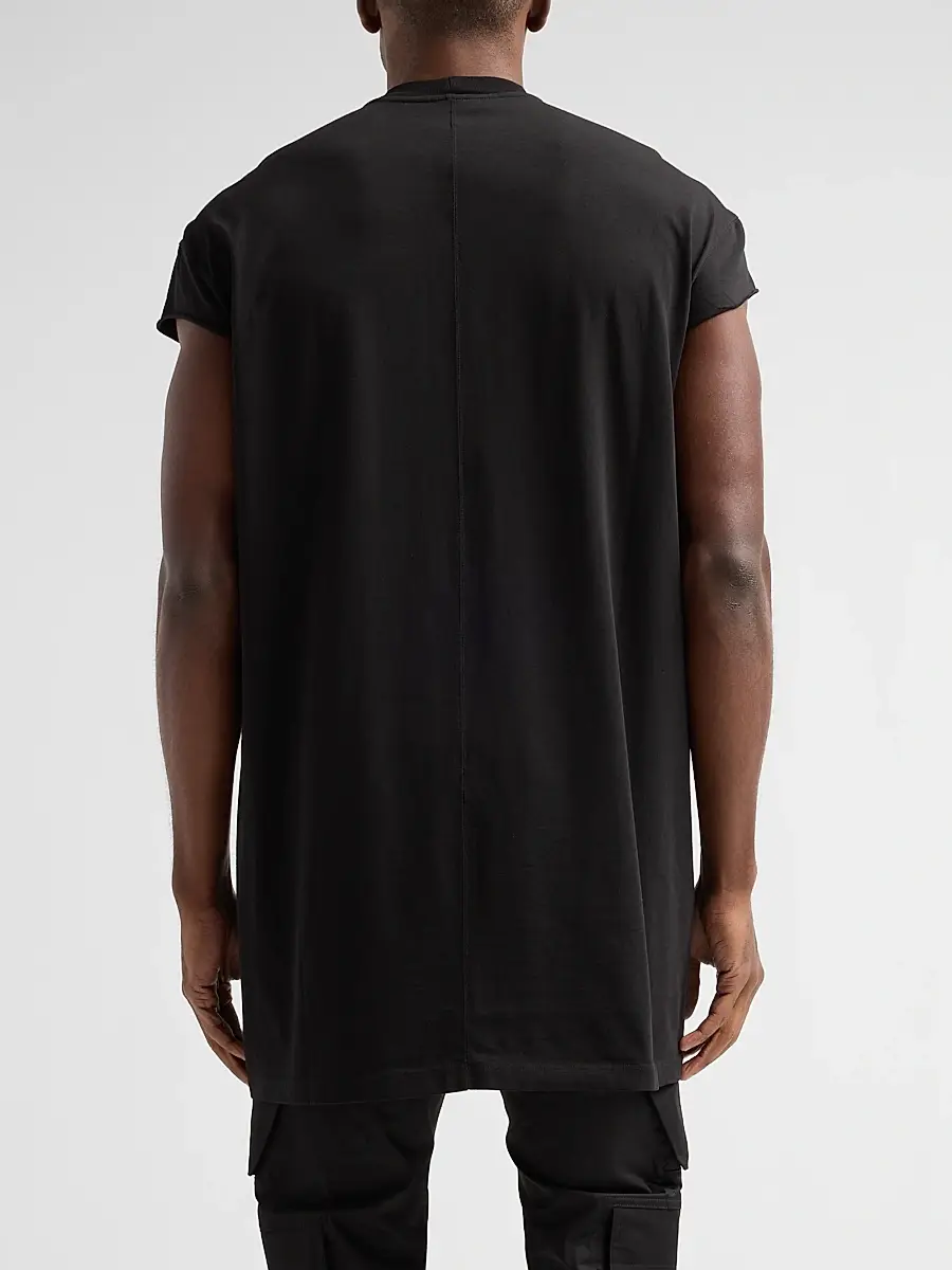 Rick Owens Men's Jumbo Cotton Crewneck T-Shirt | Thumbnail 3