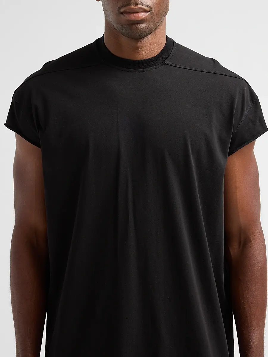 Rick Owens Men's Jumbo Cotton Crewneck T-Shirt | Thumbnail 5