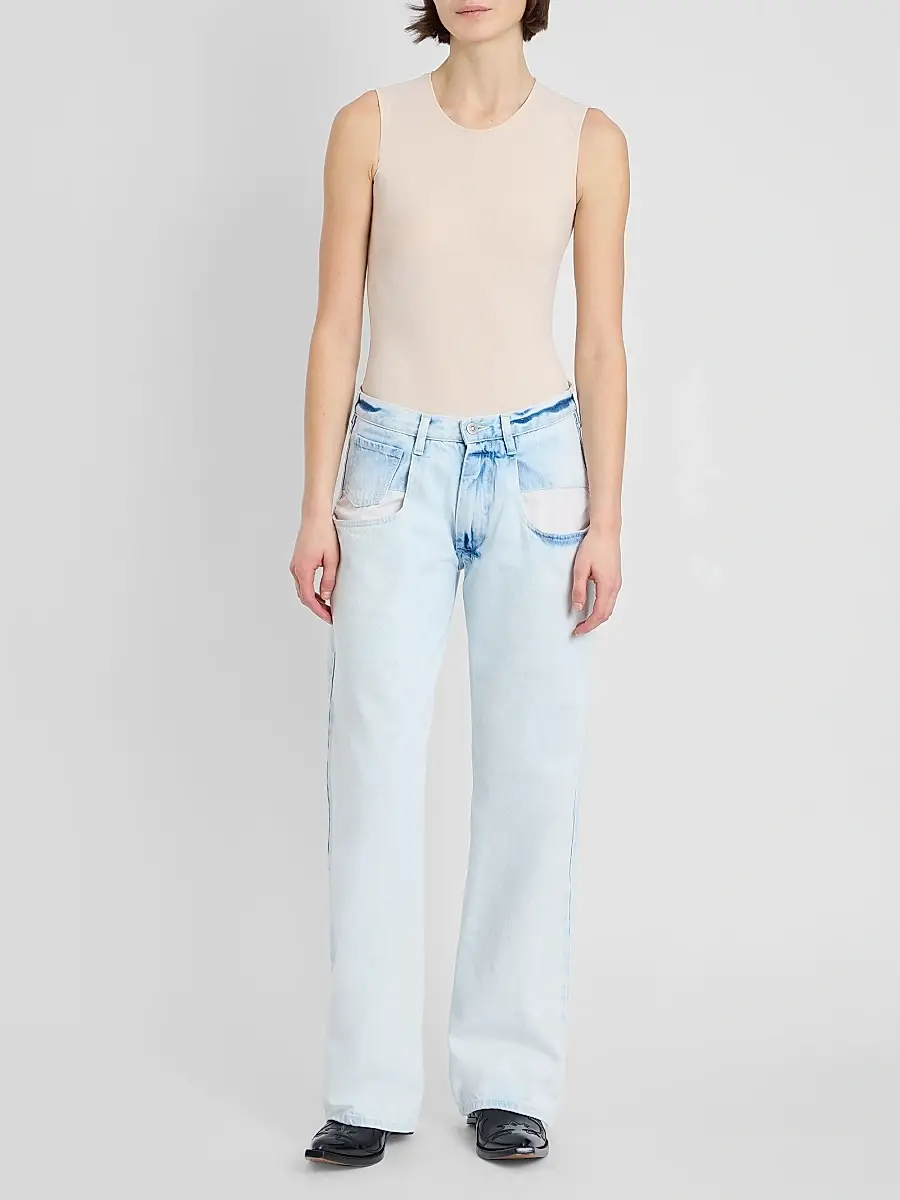 Maison Margiela Women's Boyfriend Acid Wash Jeans | Thumbnail 2 Maison Margiela Women's Boyfriend Acid Wash Jeans | Thumbnail 2