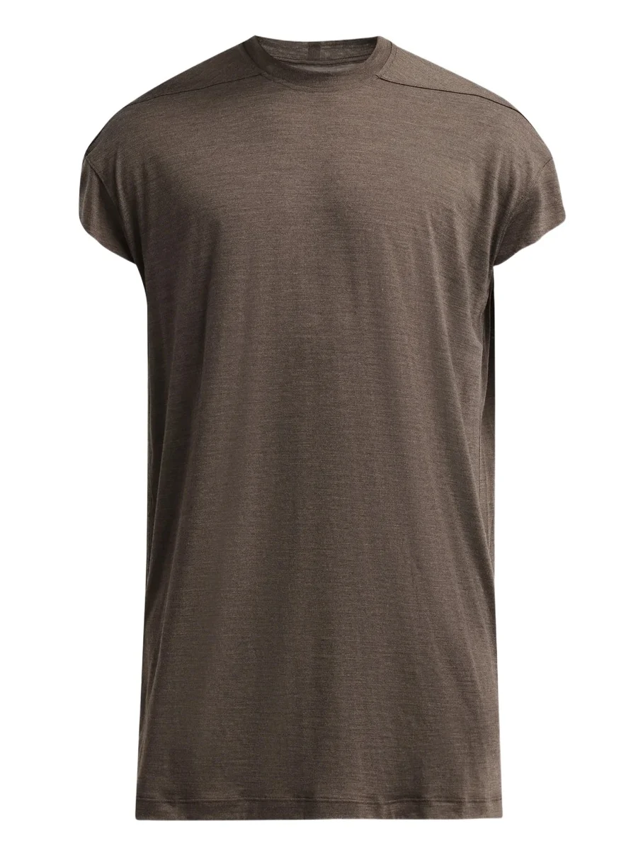 Men's Jumbo Wool-Silk Crewneck T-Shirt Men's Jumbo Wool-Silk Crewneck T-Shirt