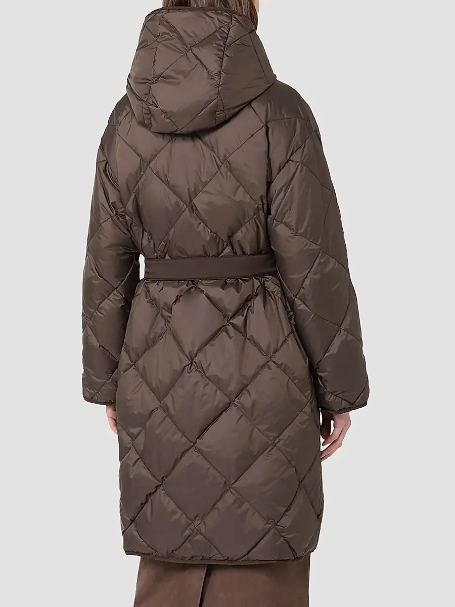 Weekend Max Mara Women's Reversible Down Coat in Technical Twill - Brown | Thumbnail 5 Weekend Max Mara Women's Reversible Down Coat in Technical Twill - Brown | Thumbnail 5