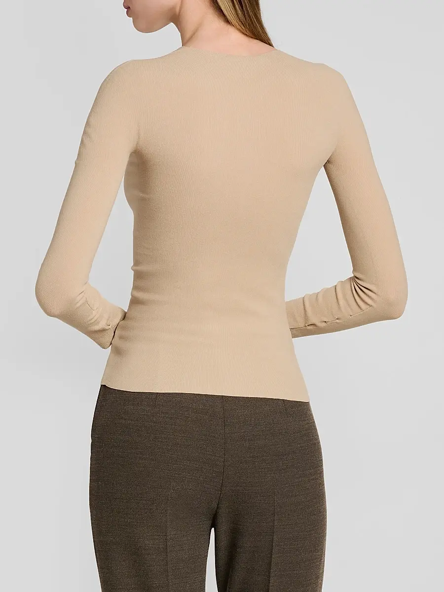 Jil Sander Women's Knit Long-Sleeve Top | Thumbnail 3 Jil Sander Women's Knit Long-Sleeve Top | Thumbnail 3