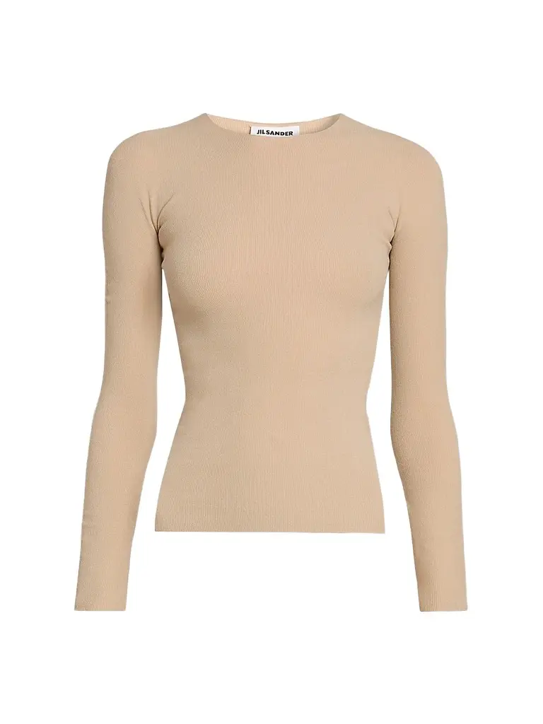 Jil Sander Women's Knit Long-Sleeve Top