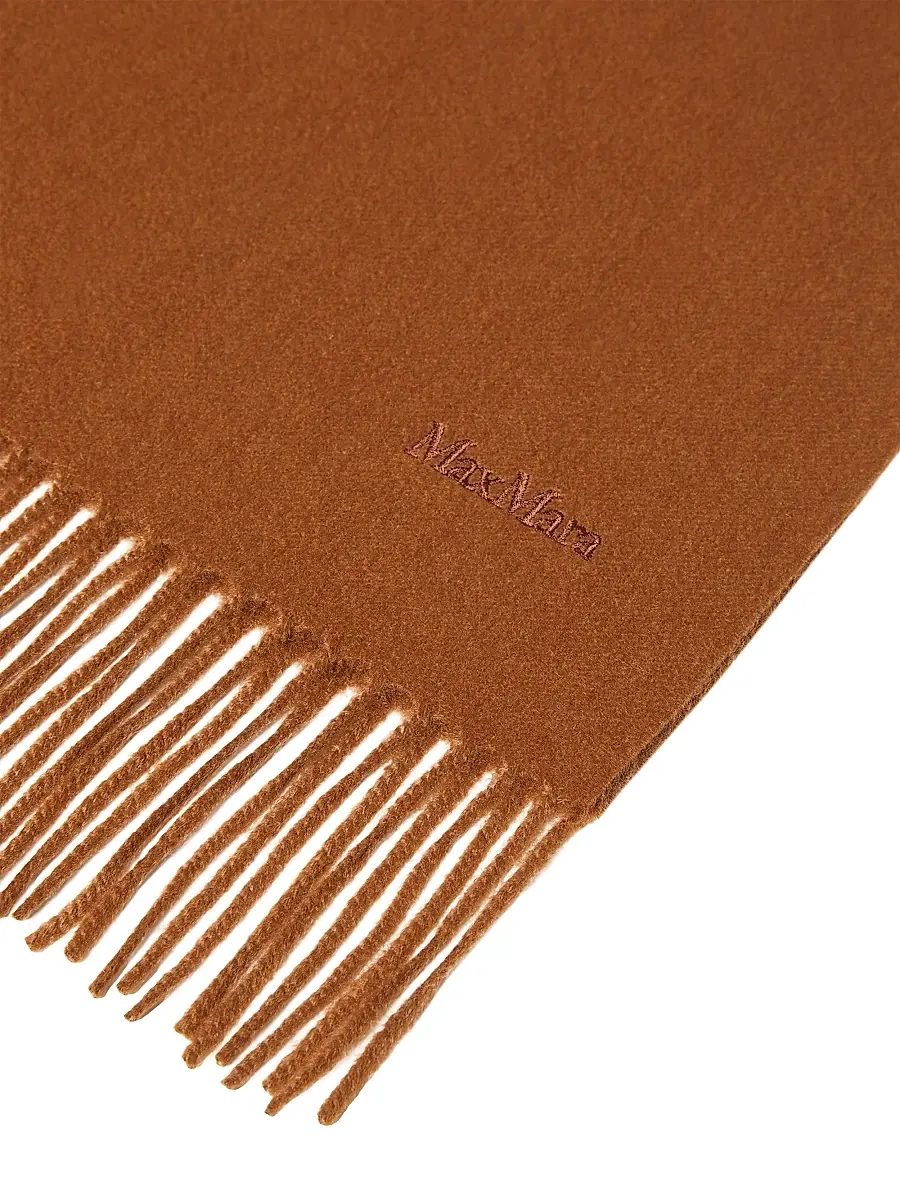 Max Mara Women's Cashmere Logo Stole | Thumbnail 2 Max Mara Women's Cashmere Logo Stole | Thumbnail 2