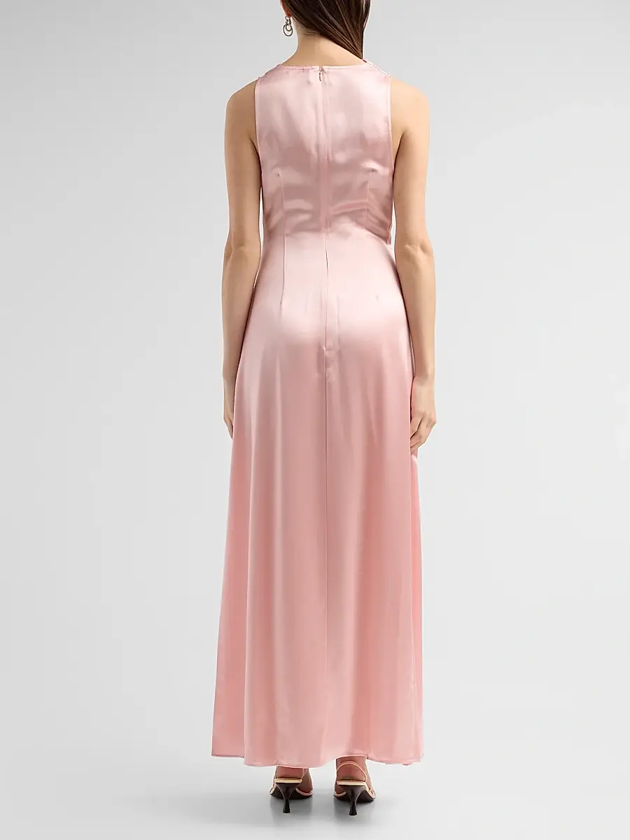 ACLER Women's Femme Fatale Lecha Satin Maxi Dress | Thumbnail 3 ACLER Women's Femme Fatale Lecha Satin Maxi Dress | Thumbnail 3