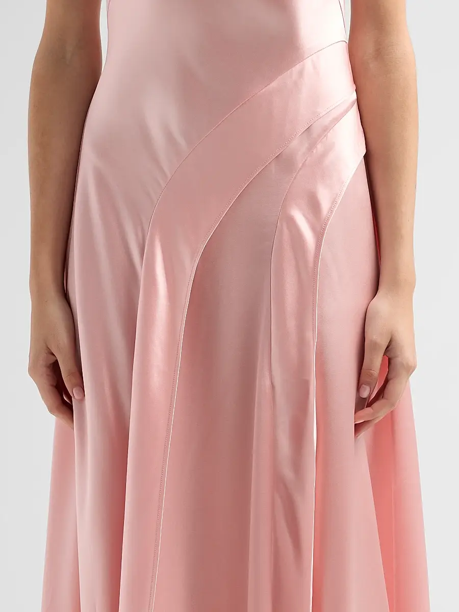 ACLER Women's Femme Fatale Lecha Satin Maxi Dress | Thumbnail 5 ACLER Women's Femme Fatale Lecha Satin Maxi Dress | Thumbnail 5