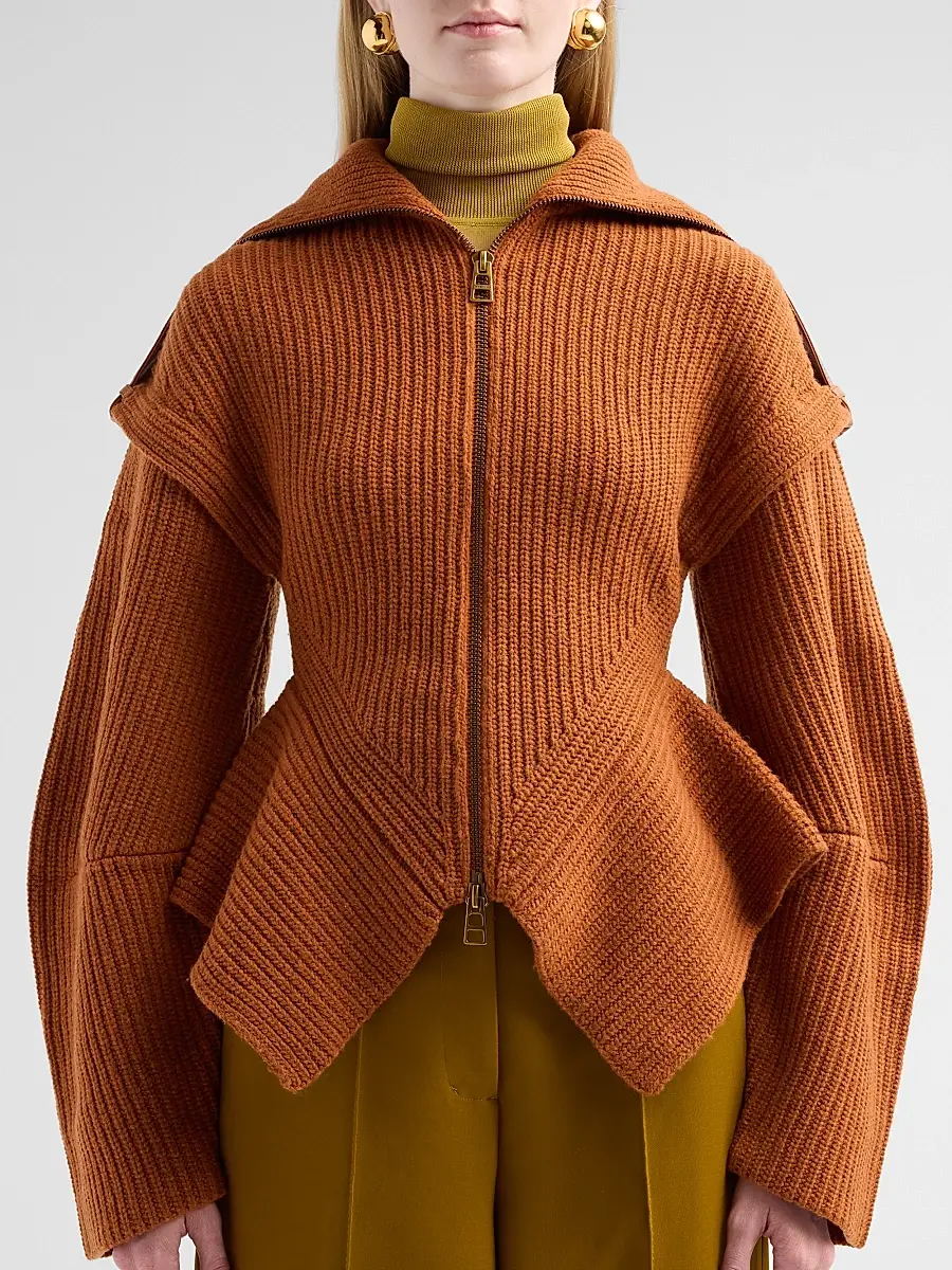Zimmermann Women's Valiant Utility Wool-Blend Cardigan | Thumbnail 5 Zimmermann Women's Valiant Utility Wool-Blend Cardigan | Thumbnail 5