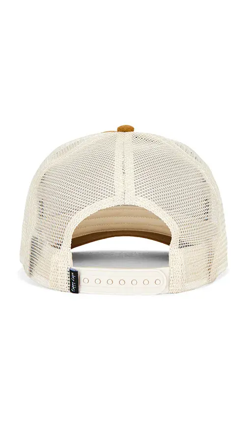 Happy Caps Leather Studded Script Meshback | Thumbnail 2 Happy Caps Leather Studded Script Meshback | Thumbnail 2