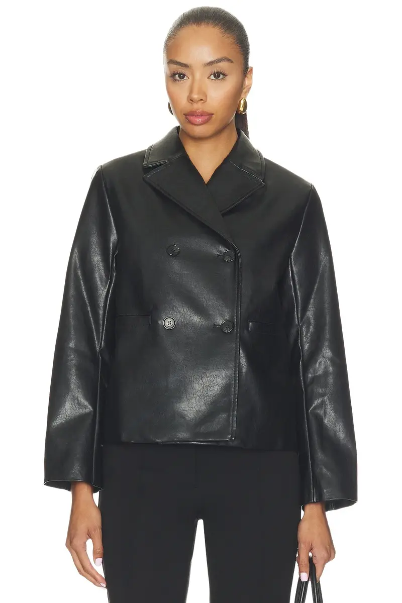 rag & bone Finley Faux Leather Coat