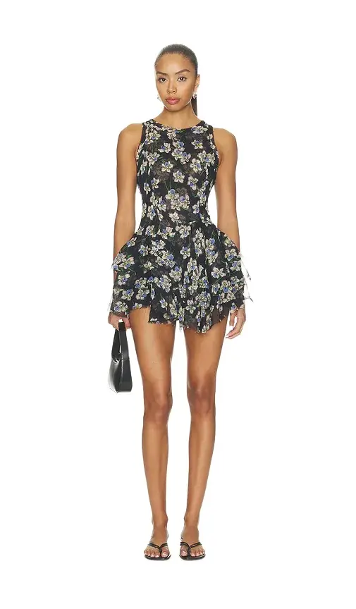 Raven Printed Mini Dress Raven Printed Mini Dress