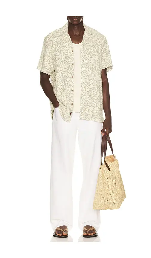 Faherty Short Sleeve Oasis Camp Shirt | Thumbnail 3 Faherty Short Sleeve Oasis Camp Shirt | Thumbnail 3