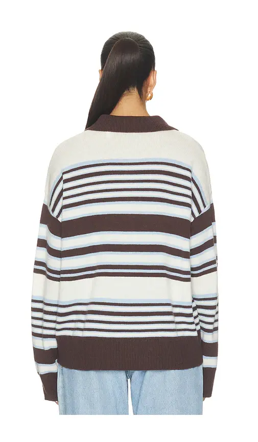 GOOD AMERICAN The Oversized Rugby Sweater | Thumbnail 3 GOOD AMERICAN The Oversized Rugby Sweater | Thumbnail 3