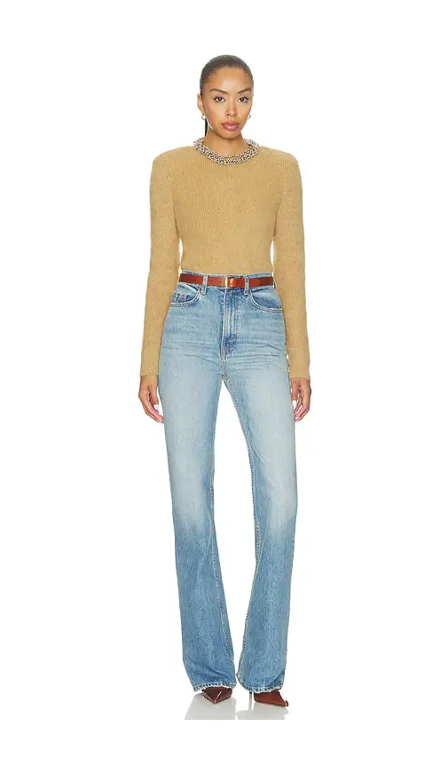 Self-Portrait Brown Beaded Trim Knit Jumper | Thumbnail 4