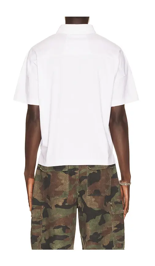 Rhude Short Sleeve Jersey Polo Shirt | Thumbnail 2 Rhude Short Sleeve Jersey Polo Shirt | Thumbnail 2