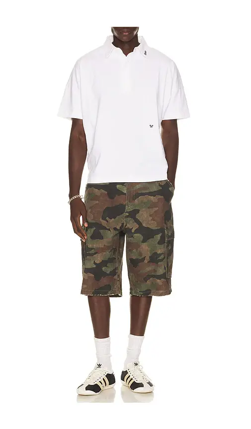 Rhude Short Sleeve Jersey Polo Shirt | Thumbnail 3 Rhude Short Sleeve Jersey Polo Shirt | Thumbnail 3
