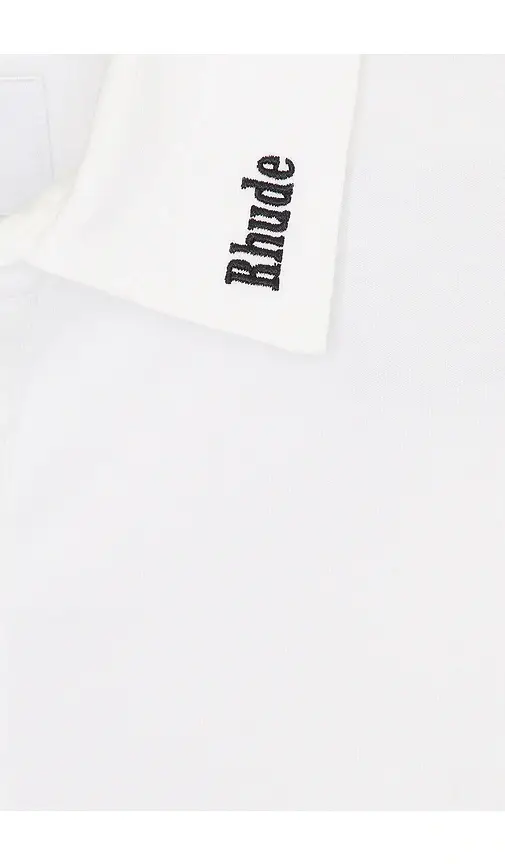 Rhude Short Sleeve Jersey Polo Shirt | Thumbnail 5 Rhude Short Sleeve Jersey Polo Shirt | Thumbnail 5