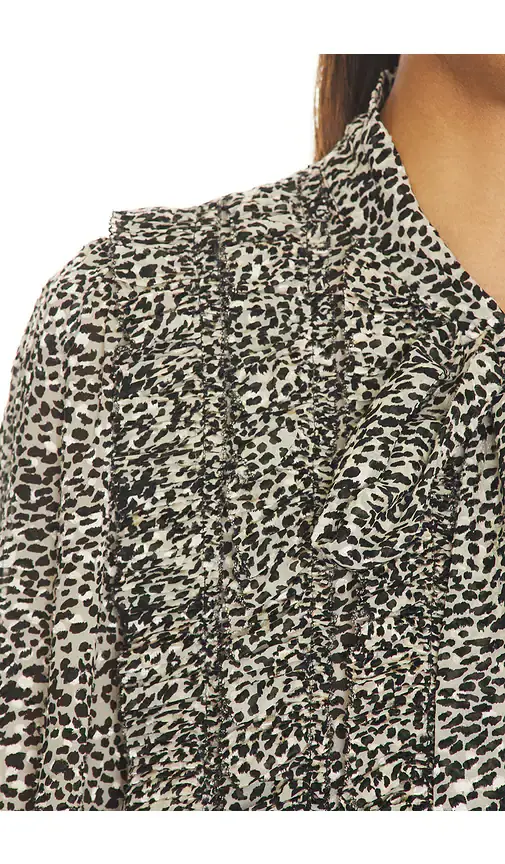 Sea Charlize Print Longsleeve Bow Top | Thumbnail 5 Sea Charlize Print Longsleeve Bow Top | Thumbnail 5