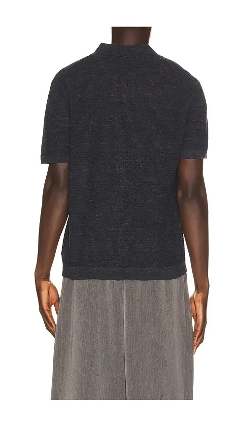 Theory Brenan Pacific Linen Polo | Thumbnail 2 Theory Brenan Pacific Linen Polo | Thumbnail 2