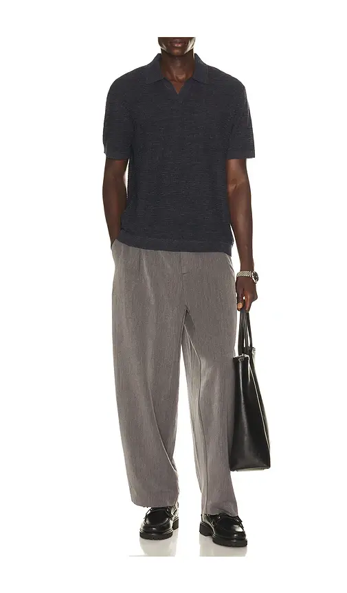 Theory Brenan Pacific Linen Polo | Thumbnail 3 Theory Brenan Pacific Linen Polo | Thumbnail 3