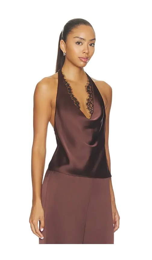 SEROYA Lovella Satin Top | Thumbnail 2