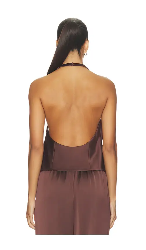 SEROYA Lovella Satin Top | Thumbnail 3