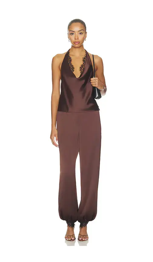 SEROYA Lovella Satin Top | Thumbnail 4