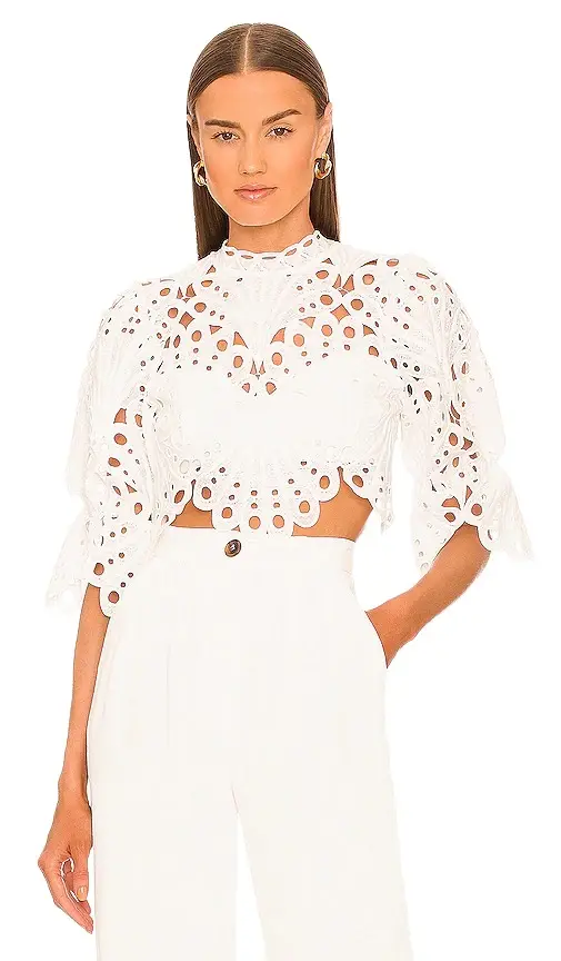 Michael Costello x REVOLVE Jovani Crop Top