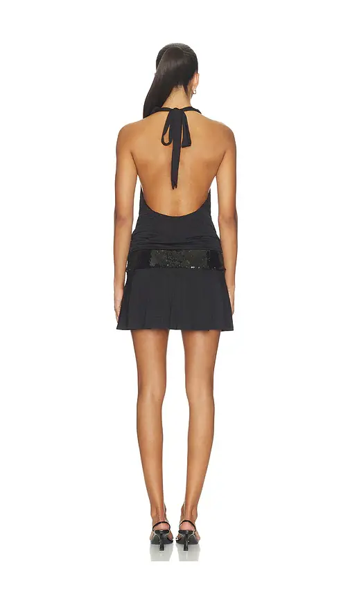 superdown Penelopy Halter Mini Dress | Thumbnail 3 superdown Penelopy Halter Mini Dress | Thumbnail 3