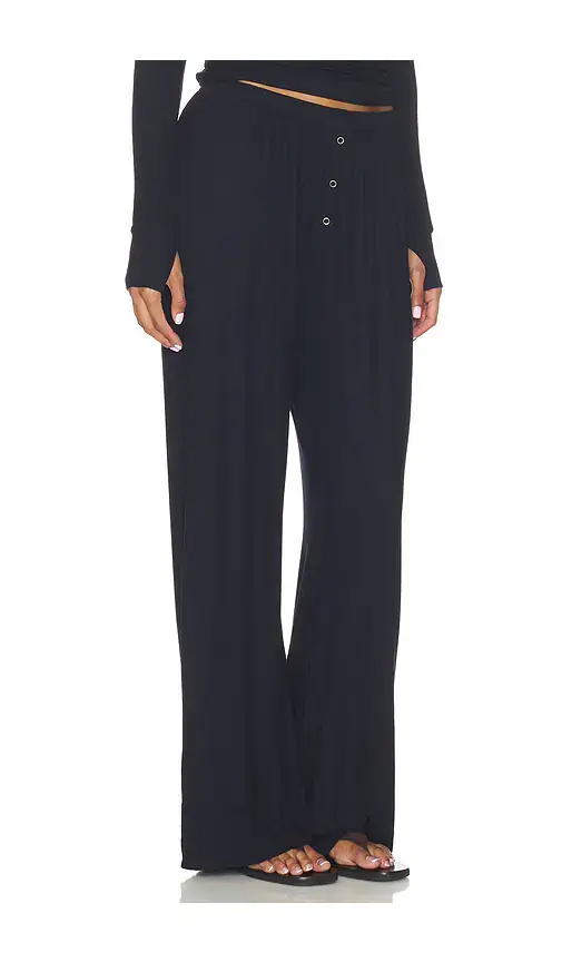 Michael Lauren Laguna Wide Leg Pant With Snaps | Thumbnail 2 Michael Lauren Laguna Wide Leg Pant With Snaps | Thumbnail 2