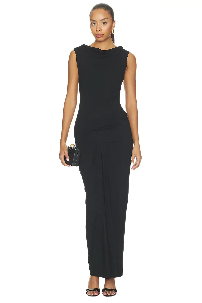 Drape Maxi Dress