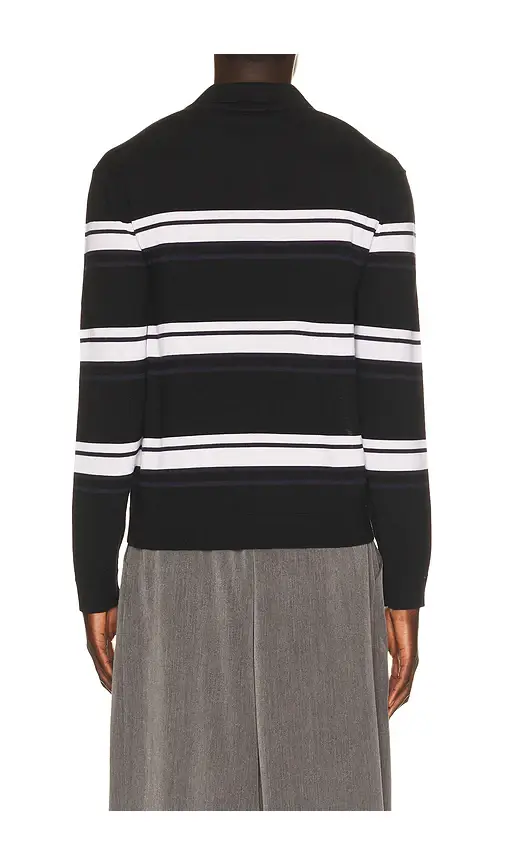 Canada Goose Petitot Striped Long Sleeve Knit Polo | Thumbnail 2 Canada Goose Petitot Striped Long Sleeve Knit Polo | Thumbnail 2