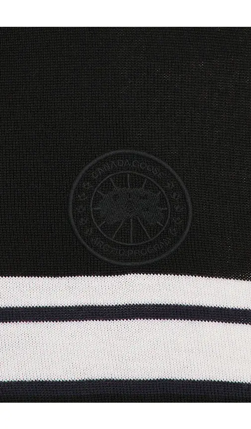 Canada Goose Petitot Striped Long Sleeve Knit Polo | Thumbnail 5 Canada Goose Petitot Striped Long Sleeve Knit Polo | Thumbnail 5