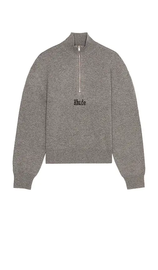 Rhude Quarter Zip Knit Top | Thumbnail 4