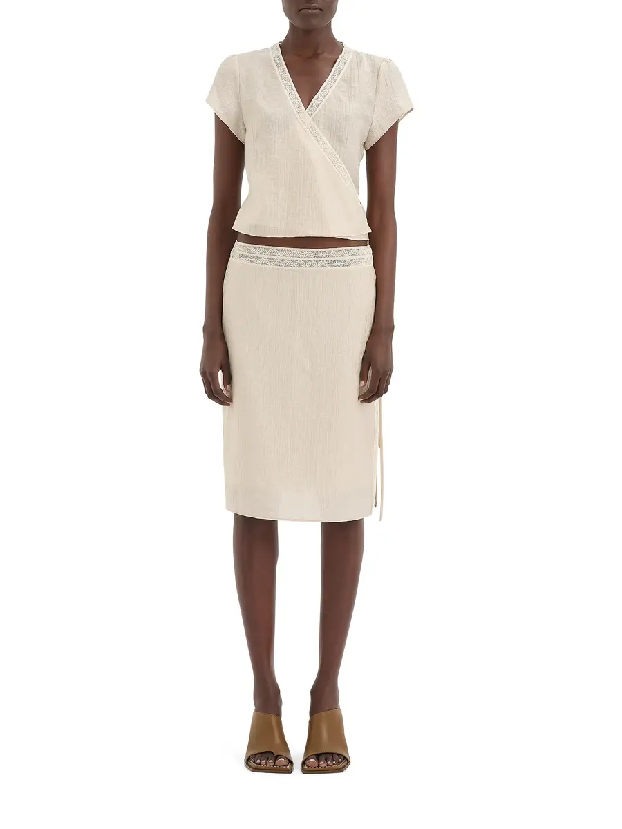SIR. Nora Midi Skirt | Thumbnail 2