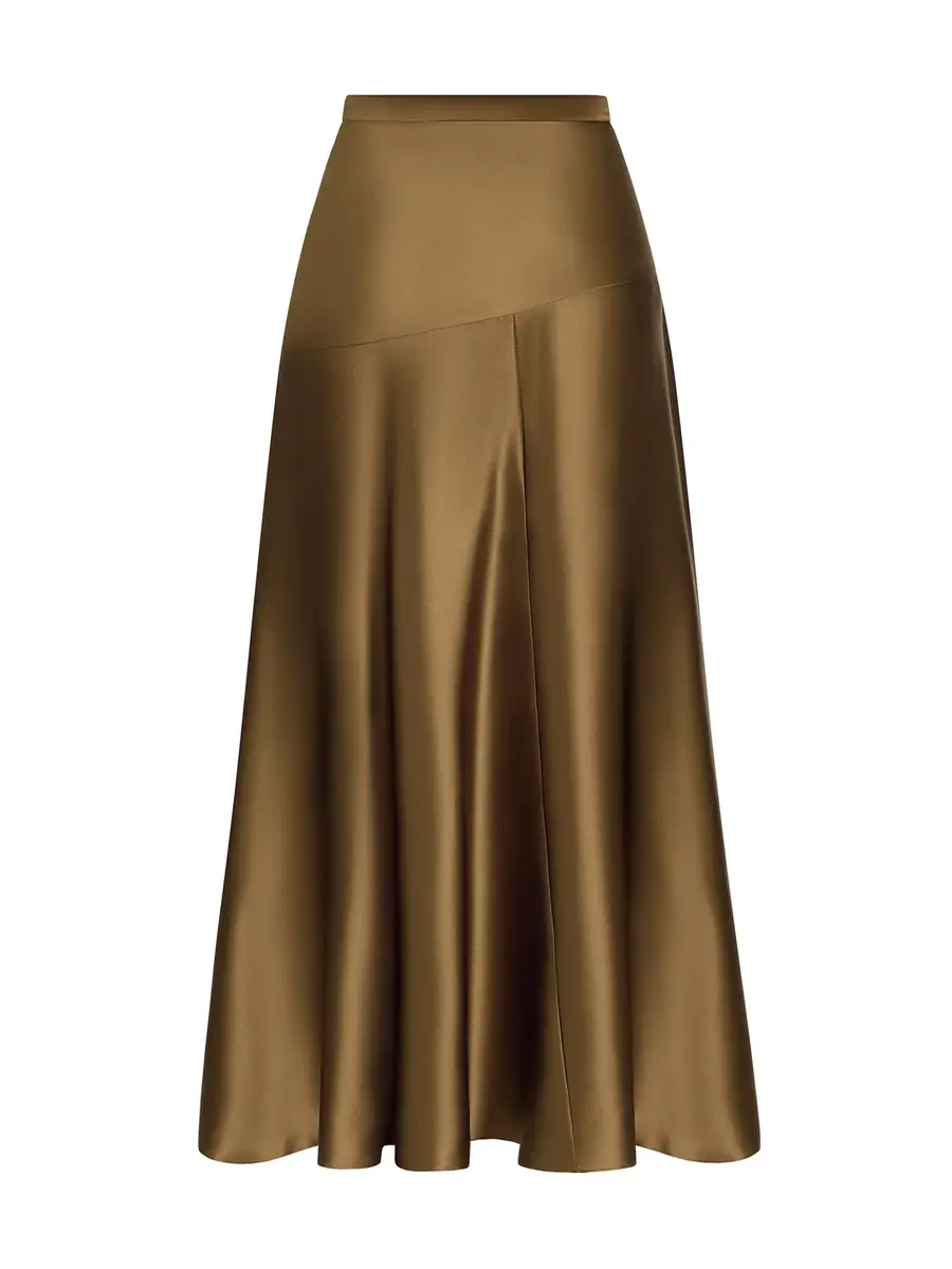 Adam Lippes Thea Silk Midi Skirt | Thumbnail 2
