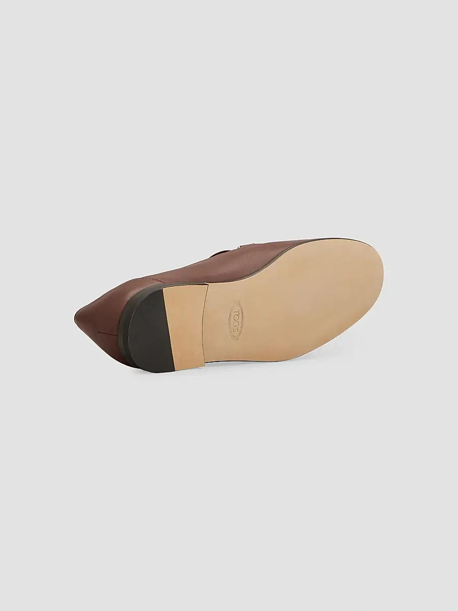 Tod's Women's Charm Leather Loafers | Thumbnail 4 Tod's Women's Charm Leather Loafers | Thumbnail 4