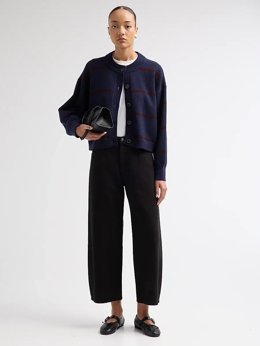 Frame Women's Bow Cotton Crop Jeans | Thumbnail 2 Frame Women's Bow Cotton Crop Jeans | Thumbnail 2
