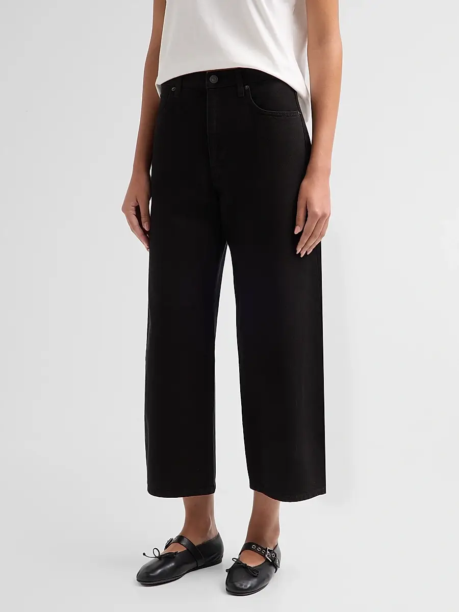 Frame Women's Bow Cotton Crop Jeans | Thumbnail 4 Frame Women's Bow Cotton Crop Jeans | Thumbnail 4