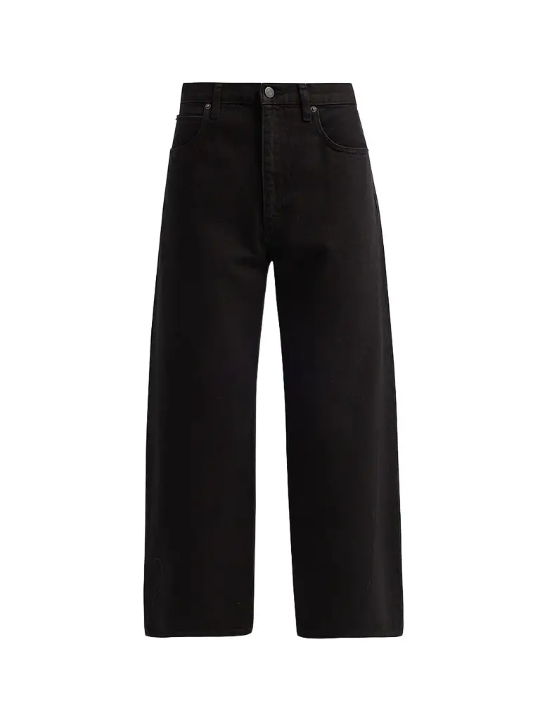 Frame Women's Bow Cotton Crop Jeans