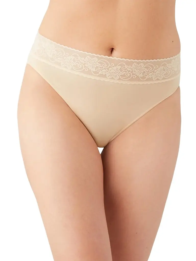 Wacoal Women's Comfort Touch High-Cut Briefs - Sand - Size 18 | Image 1 Wacoal Women's Comfort Touch High-Cut Briefs - Sand - Size 18 | Image 1