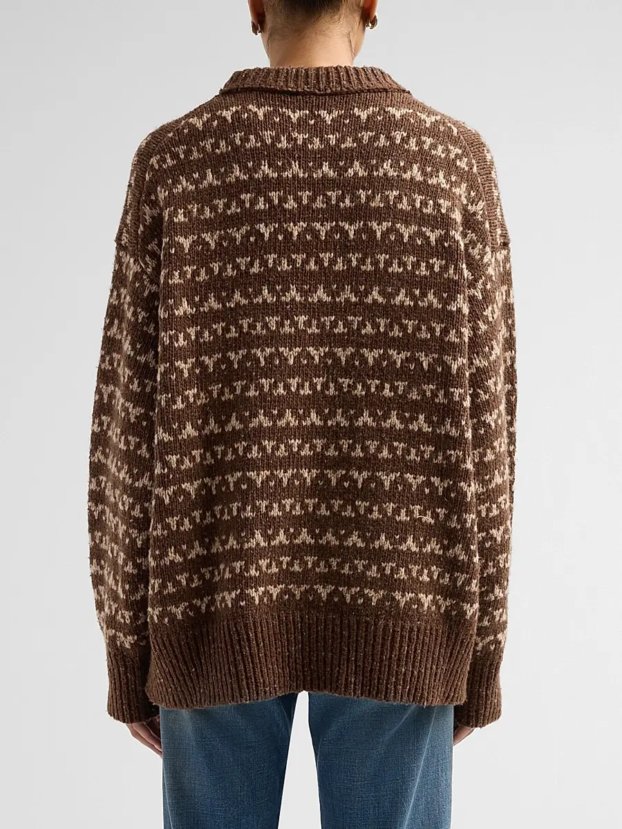 R13 Women's Oversized Crewneck Sweater | Thumbnail 3 R13 Women's Oversized Crewneck Sweater | Thumbnail 3