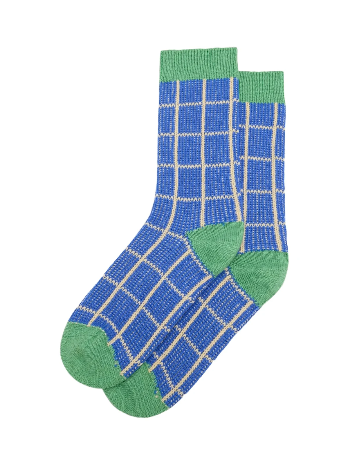 Guest In Residence Women's The Checker Cashmere Soft Socks