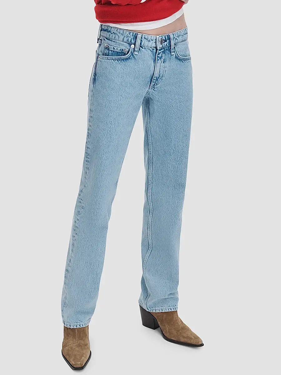 rag & bone Women's Harlow Straight-Leg Jeans | Thumbnail 6 rag & bone Women's Harlow Straight-Leg Jeans | Thumbnail 6