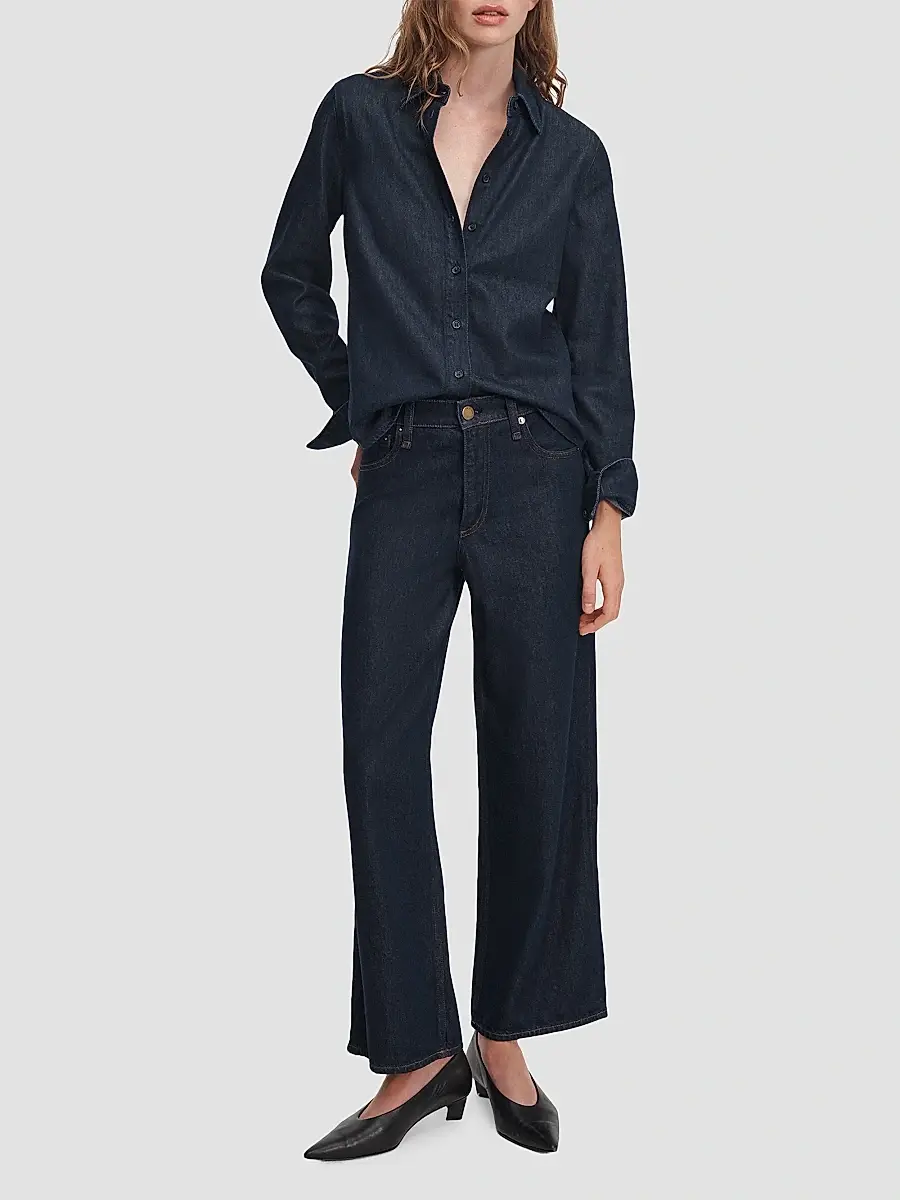 rag & bone Women's Featherweight Andi High-Rise Ankle Wide-Leg Jeans | Thumbnail 2 rag & bone Women's Featherweight Andi High-Rise Ankle Wide-Leg Jeans | Thumbnail 2