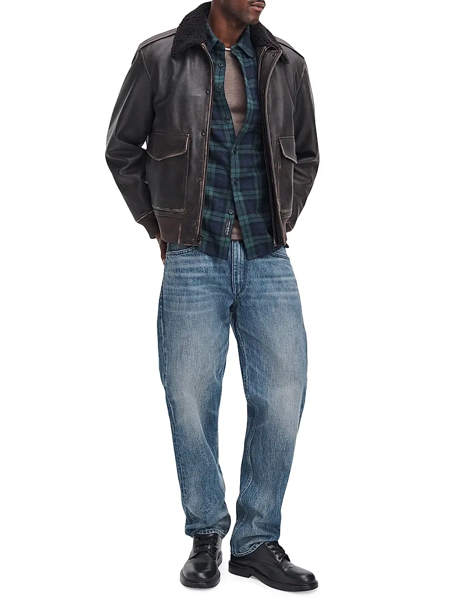rag & bone Men's Plaid Cotton Flannel Shirt Jacket | Thumbnail 2 rag & bone Men's Plaid Cotton Flannel Shirt Jacket | Thumbnail 2