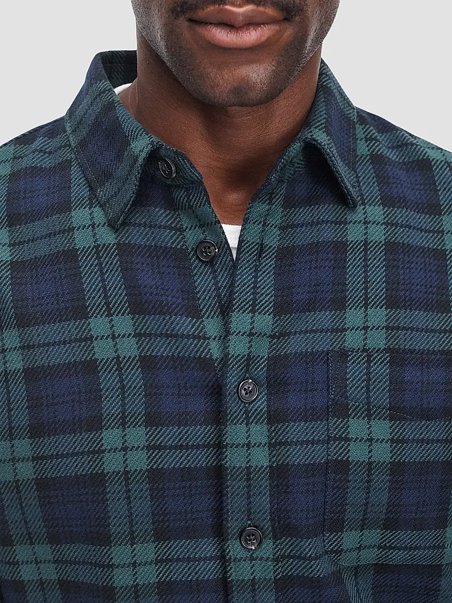 rag & bone Men's Plaid Cotton Flannel Shirt Jacket | Thumbnail 4 rag & bone Men's Plaid Cotton Flannel Shirt Jacket | Thumbnail 4